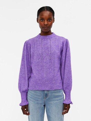 Pull-over 'Ophelia' OBJECT en violet : devant