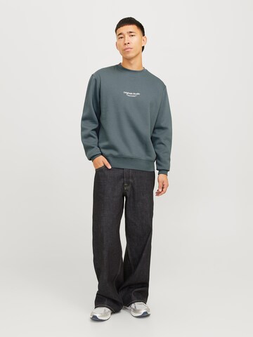 JACK & JONES Sweatshirt 'JWHVESTERBRO' in Blau