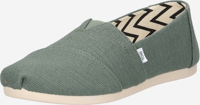 TOMS Espadrilles 'ALPARGATA' en vert, Vue avec produit