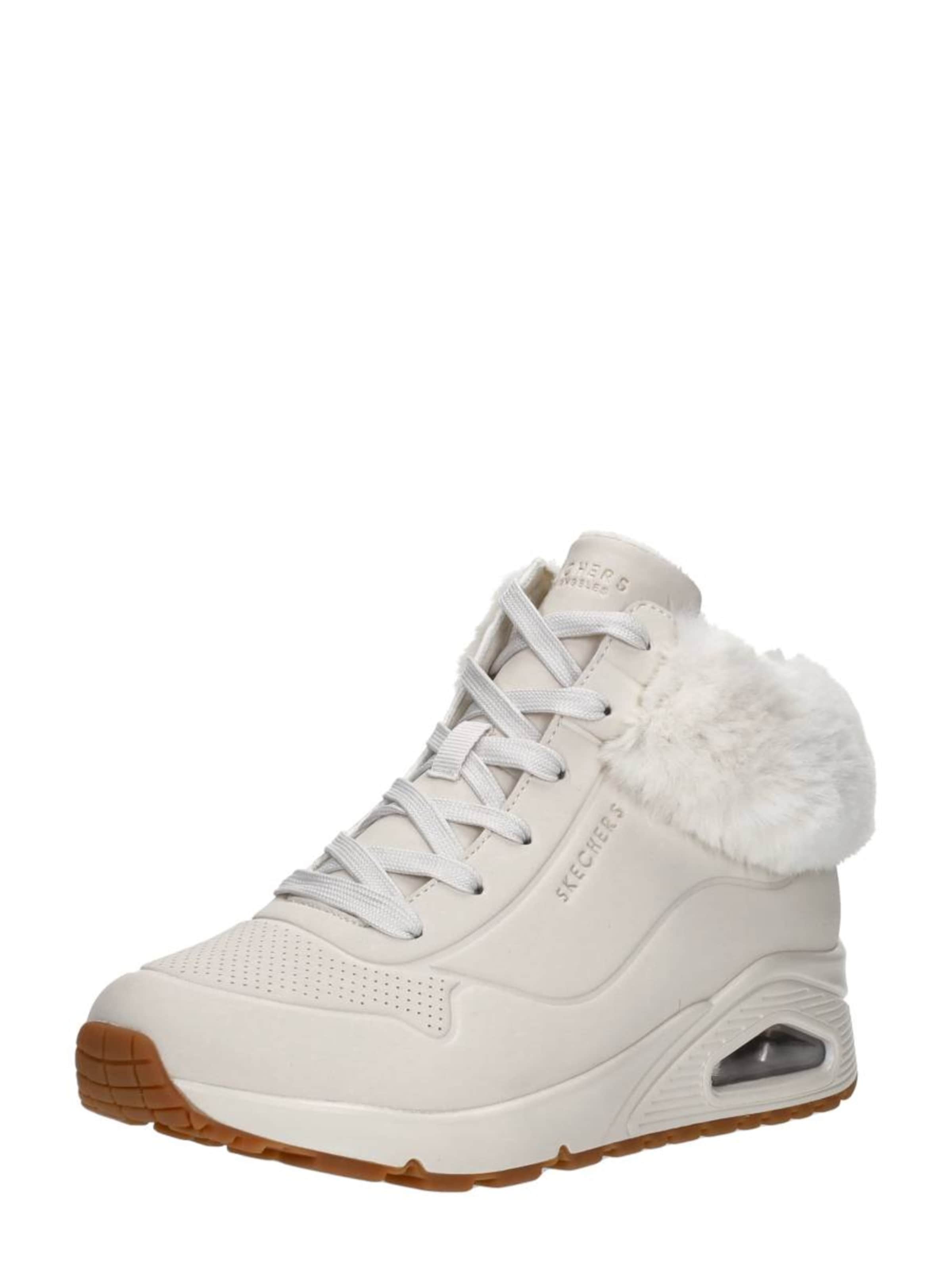 SKECHERS Sneakers 'Uno' in Beige: voorkant