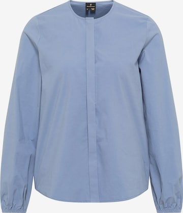 DreiMaster Klassik Blouse in Blauw: voorkant