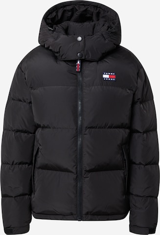 Tommy Jeans Winter Jacket 'Alaska' in Black: front