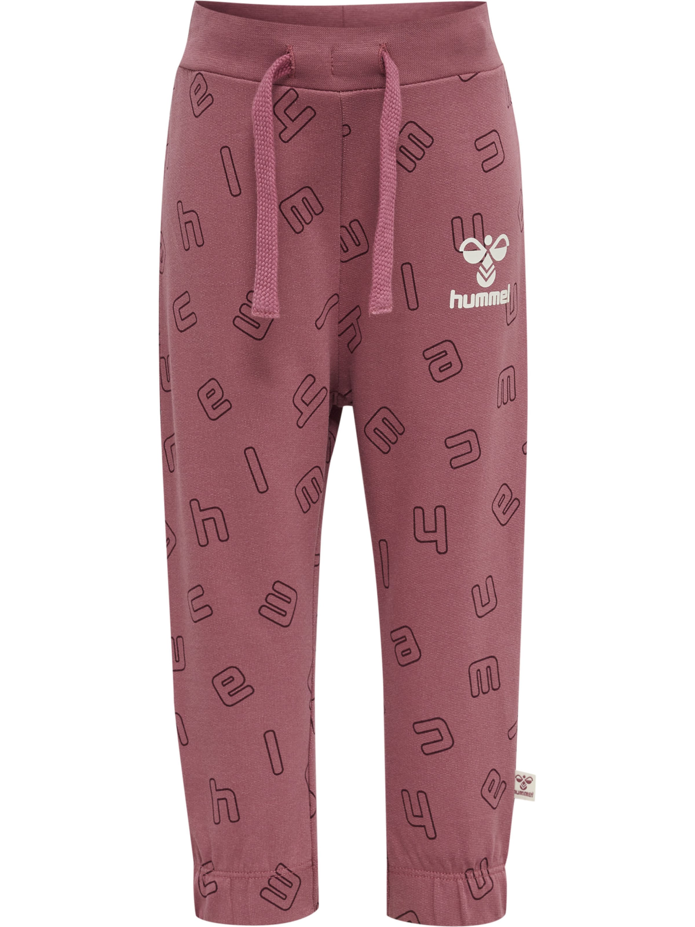 Hummel Tapered Broek 'Cheer' in Roze: voorkant