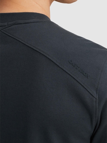 T-Shirt 'T-shirt in interlock jersey' CAST IRON en bleu