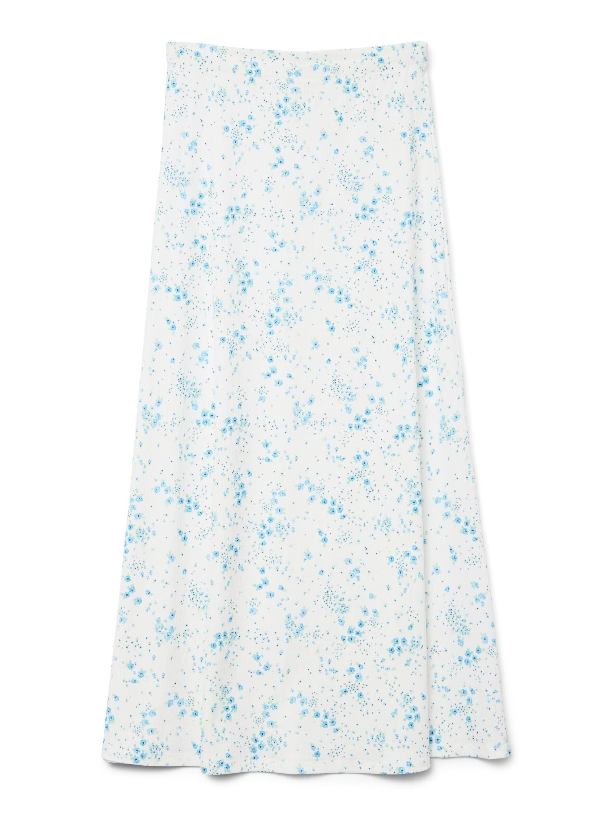 VERO MODA Jupe 'VMSomya' en 38 en azur / vert pastel / blanc, Vue avec produit