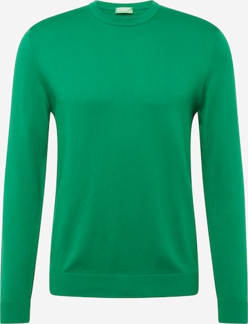 UNITED COLORS OF BENETTON - Regular Fit Pullover em verde: frente