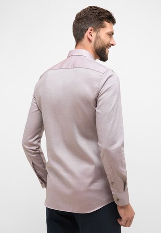 ETERNA Slim Fit Hemd in Braun