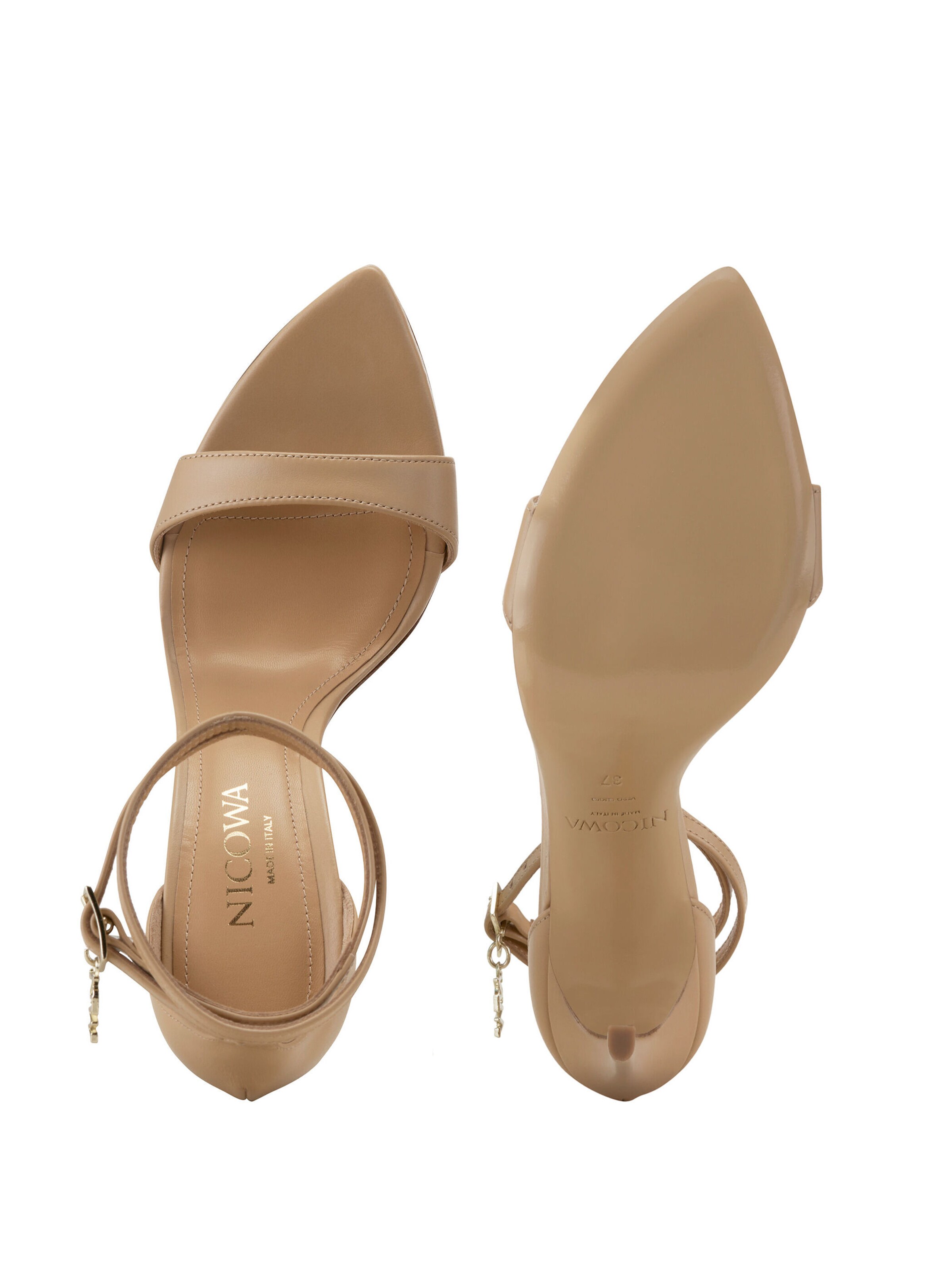 Nicowa Strap Sandals 'Melavia 115' in Beige