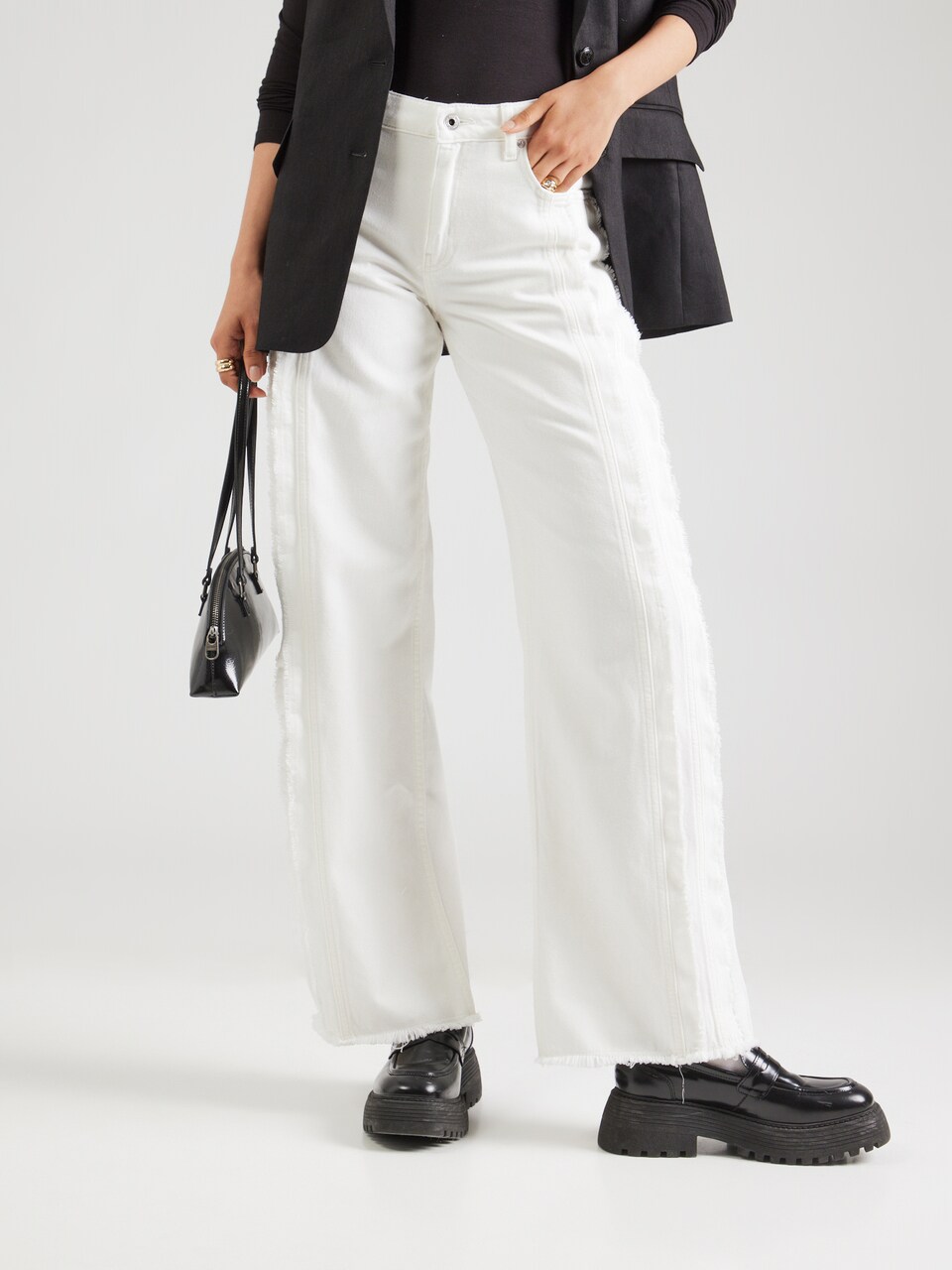 Largi Jeans de la KARL LAGERFELD JEANS pe alb: față