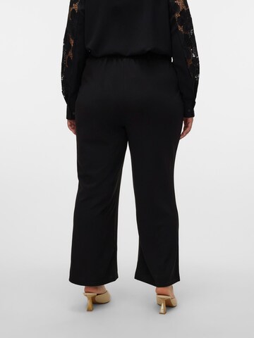 Vero Moda Curve Wide Leg Bukser 'VMCallison' i sort