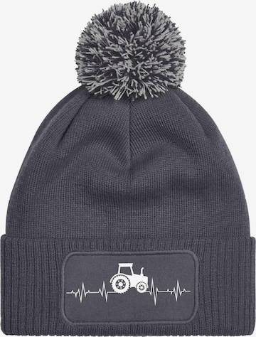Youth Designz Mütze 'Heartbeat Traktor' in Grau: Vorderseite