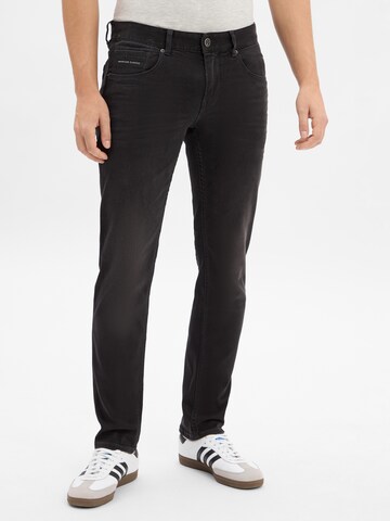 PME Legend Regular Jeans ' Nightflight ' in Black: front