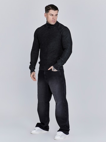 SikSilk Pullover in Schwarz