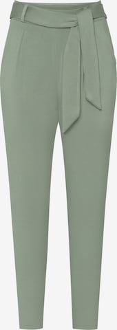 Les Lunes Pleat-Front Pants 'Jade' in Green: front