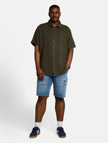TOM TAILOR Men + Regular Fit hemd in Grün