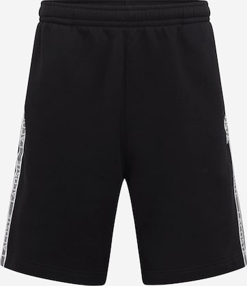 LACOSTE Regular Pants in Black: front