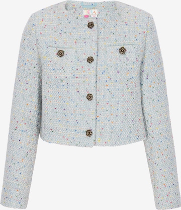 Veste mi-saison IZIA en bleu : devant