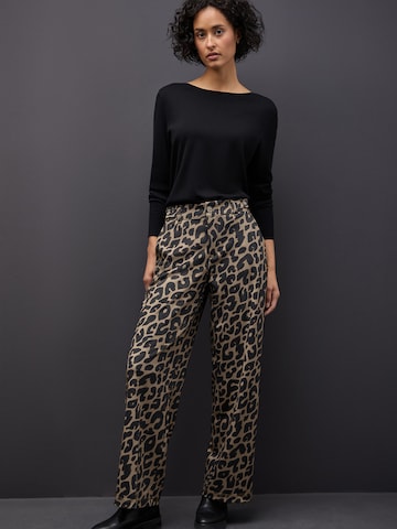 STREET ONE Wide leg Trousers in Brown