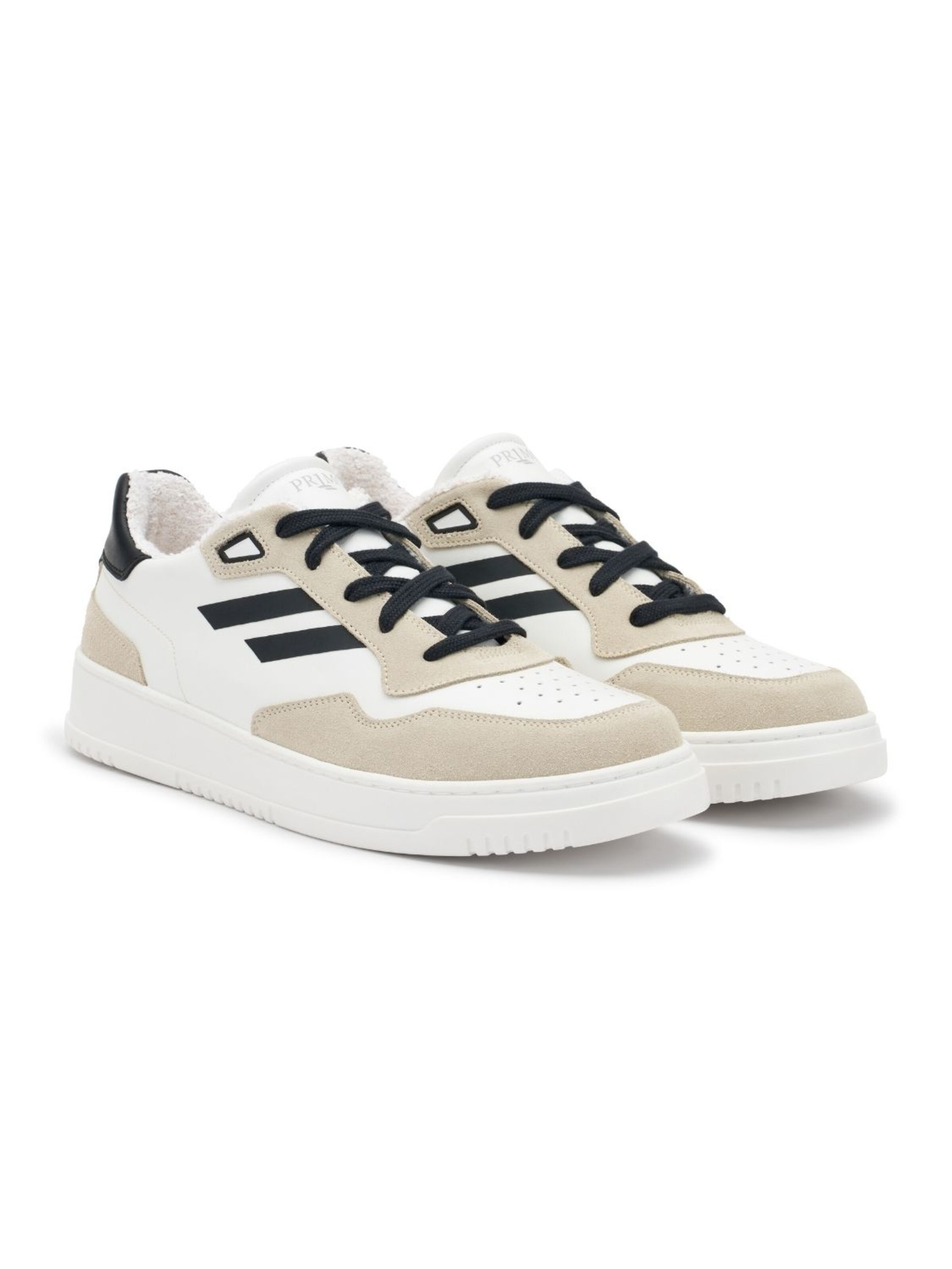 PR1MO Sneaker low 'Bianco Brillante' in Weiß