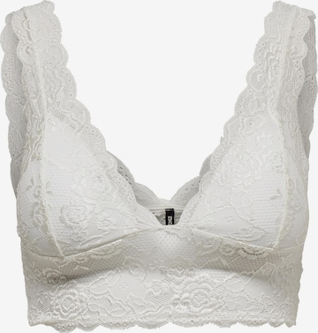 ONLY Bralette Bra 'Chloe' in White: front