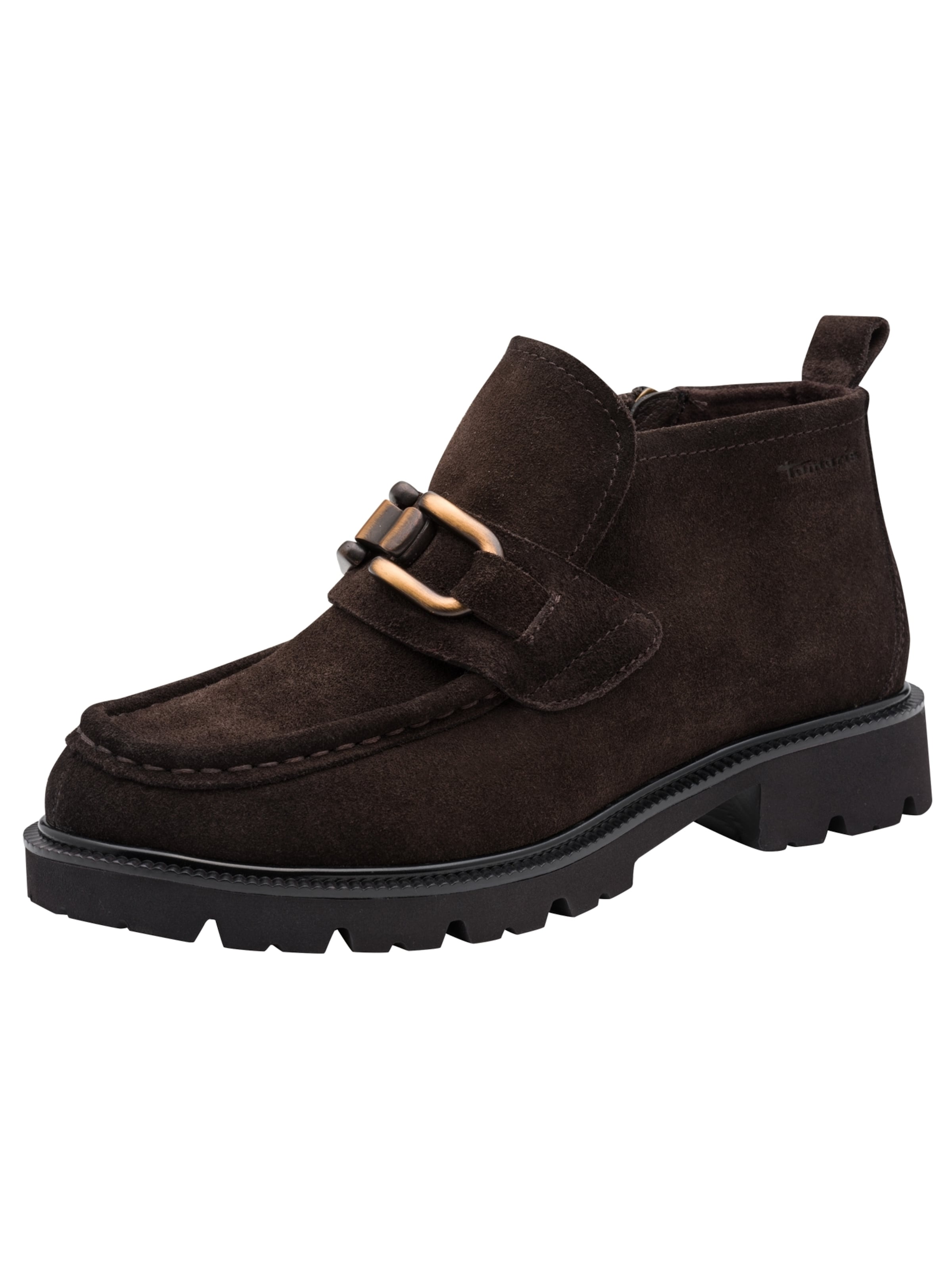 Bottines Tamaris en marron : devant
