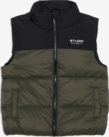 Gilet 'NMMMARBLE' NAME IT en vert : devant