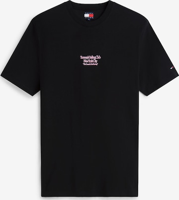 T-Shirt 'SAILBOAT' Tommy Jeans en noir : devant