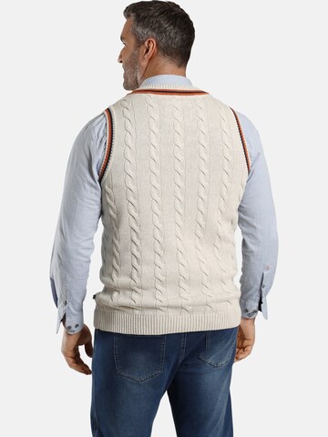 Charles Colby Sweater Vest in Beige