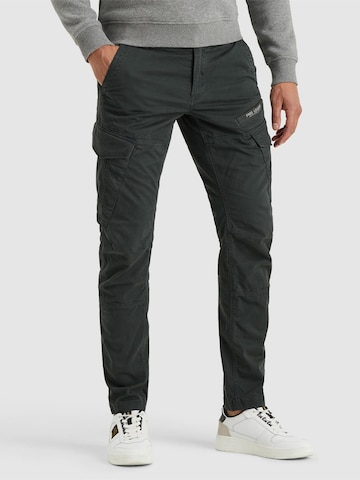 PME Legend Gargohousut 'Nordrop tapered fit cargo pants' värissä harmaa: etupuoli