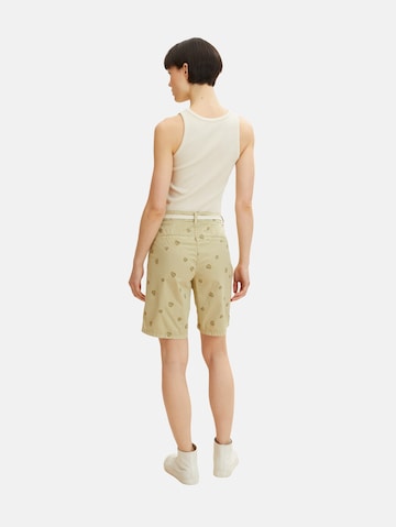 TOM TAILOR Regular Shorts in Beige