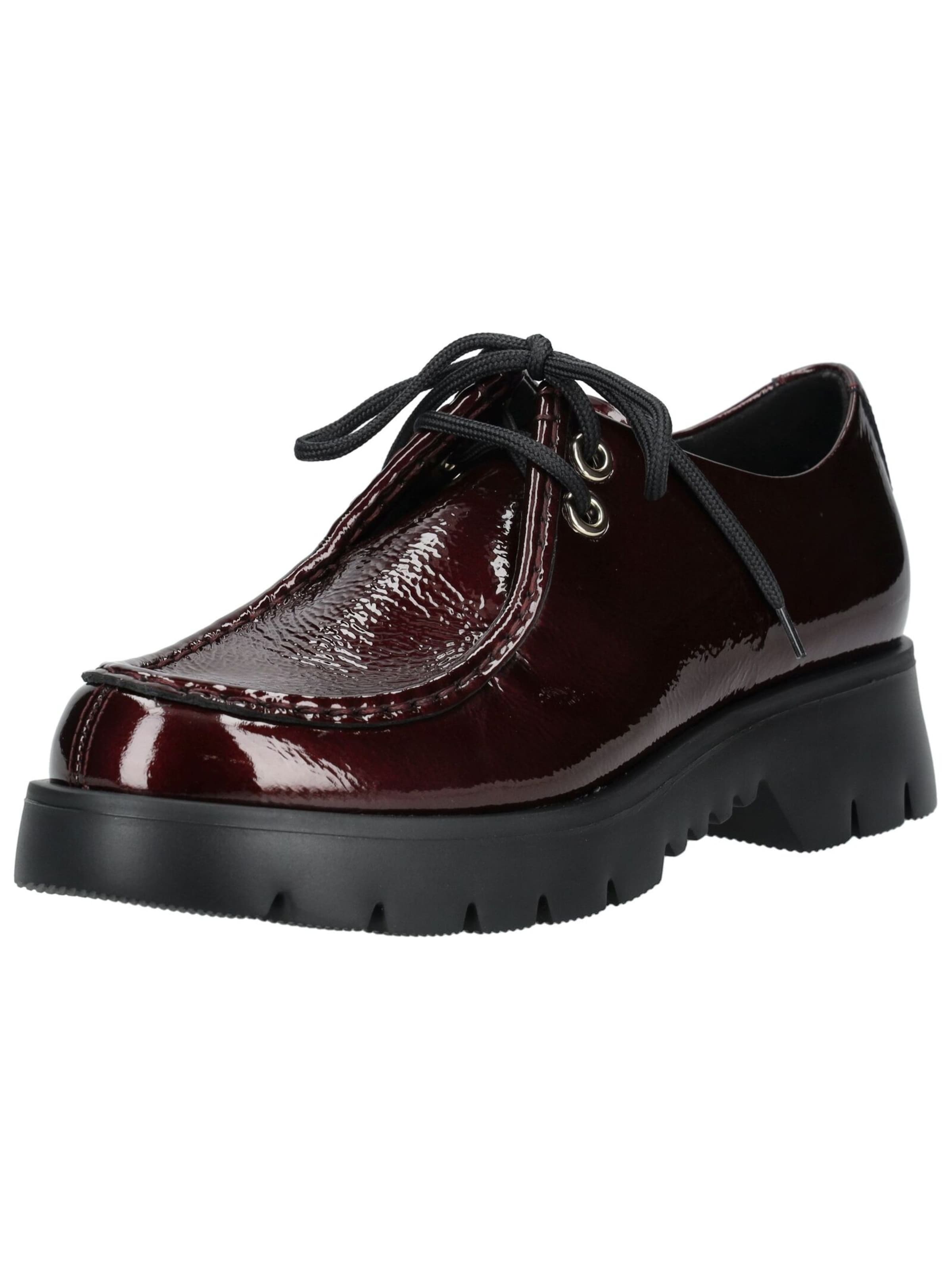 Högl Schnürschuh in weinrot, Produktansicht
