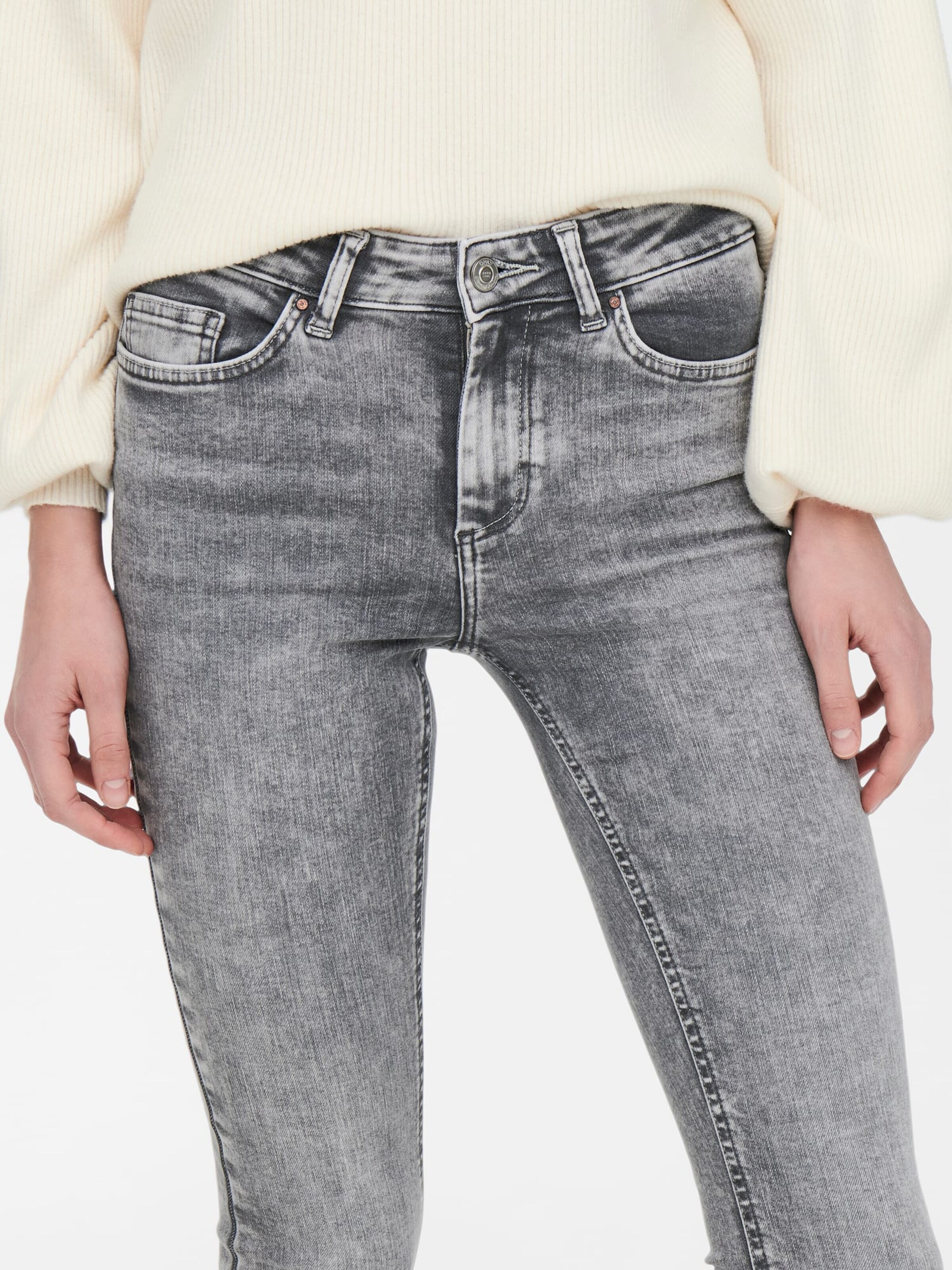 ONLY Baggy Jeans 'Blush' in Grijs