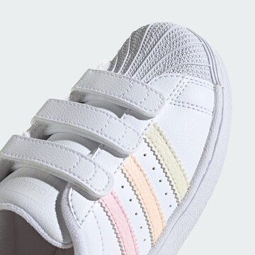 Baskets ' Superstar' ADIDAS ORIGINALS en blanc