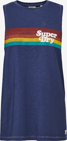 Superdry Top 'Cali' in Blauw: voorkant