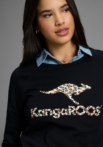 KangaROOS Sweatshirt in Black