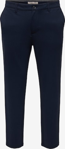 Pantalon chino 'ONSMARK' Only & Sons en bleu : devant