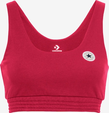 CONVERSE Bustier BH in Rot: Vorderseite