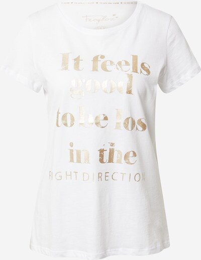 Frogbox Shirt in yellow gold / White, Item view