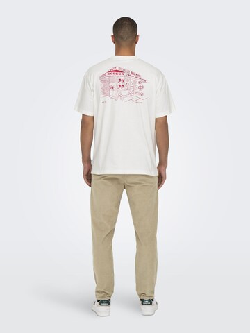 Only & Sons Shirt 'ONSArchie' in White: front