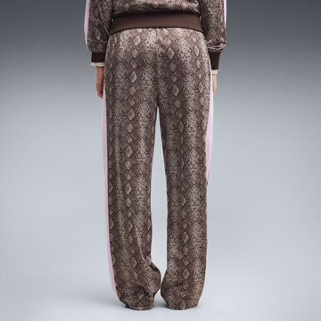 PUMA Loose fit Trousers 'T7' in Brown