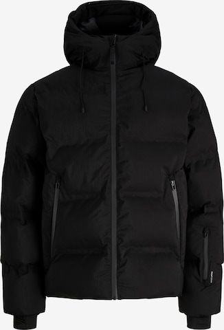 JACK & JONES Talvitakki 'JCOFUSION' värissä musta: etupuoli