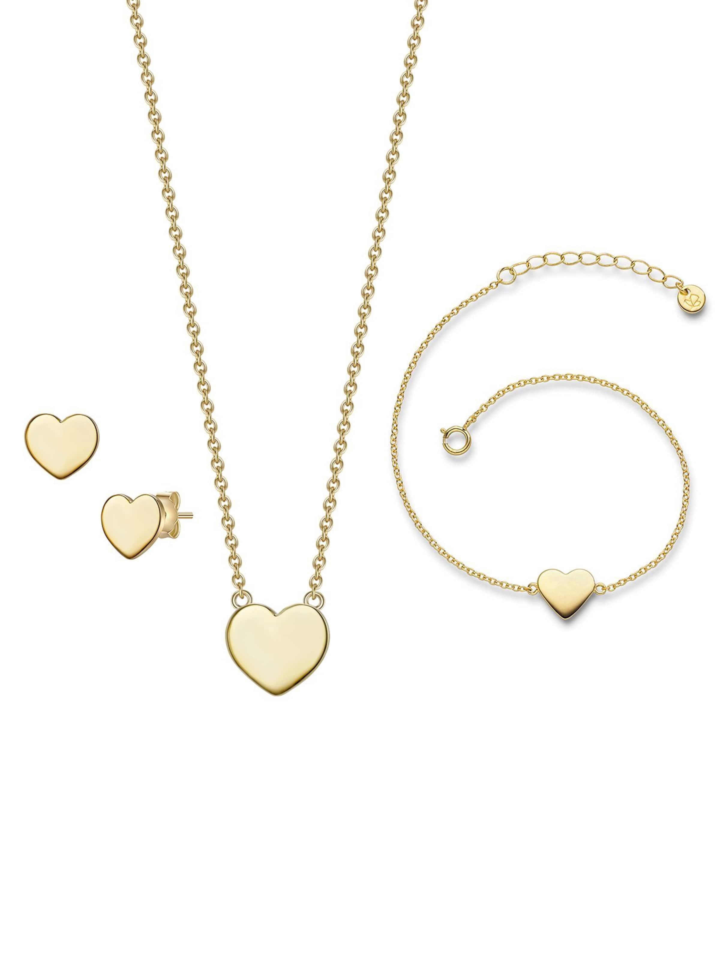 Set di gioielli di Glanzstücke München in oro: frontale