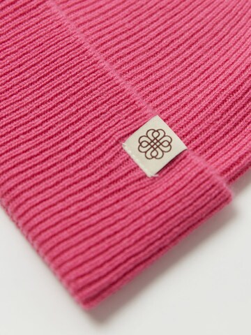 GOBI Cashmere - Gorra 'Unisex Cashmere Rib Knit Beanie' en rosa