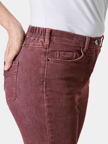 Coupe slim Jean Goldner en marron