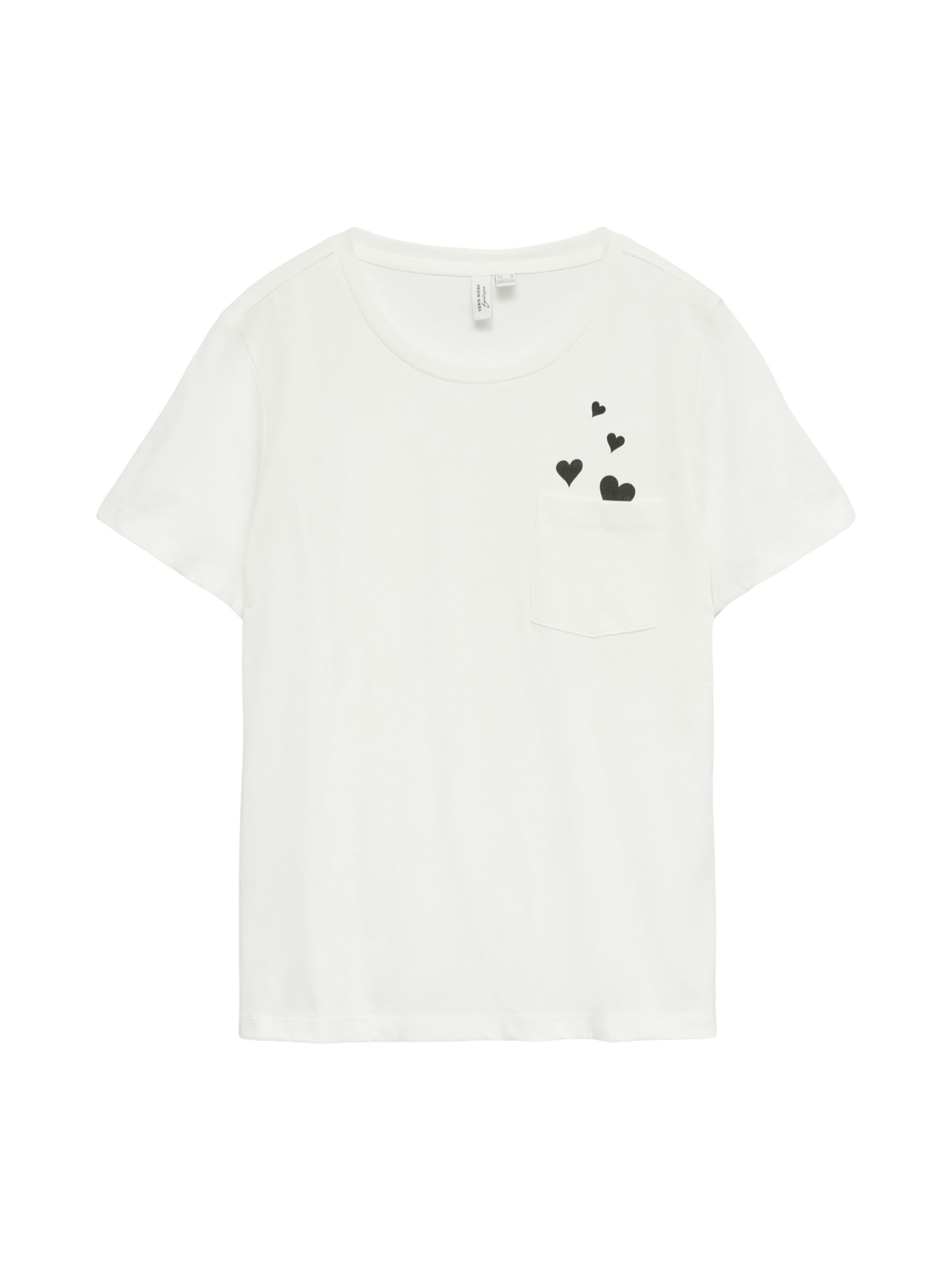 VERO MODA Póló 'VMKARMA' - fehér: elől
