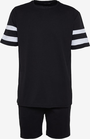 Trendyol Lyhyt pyjama värissä musta: etupuoli