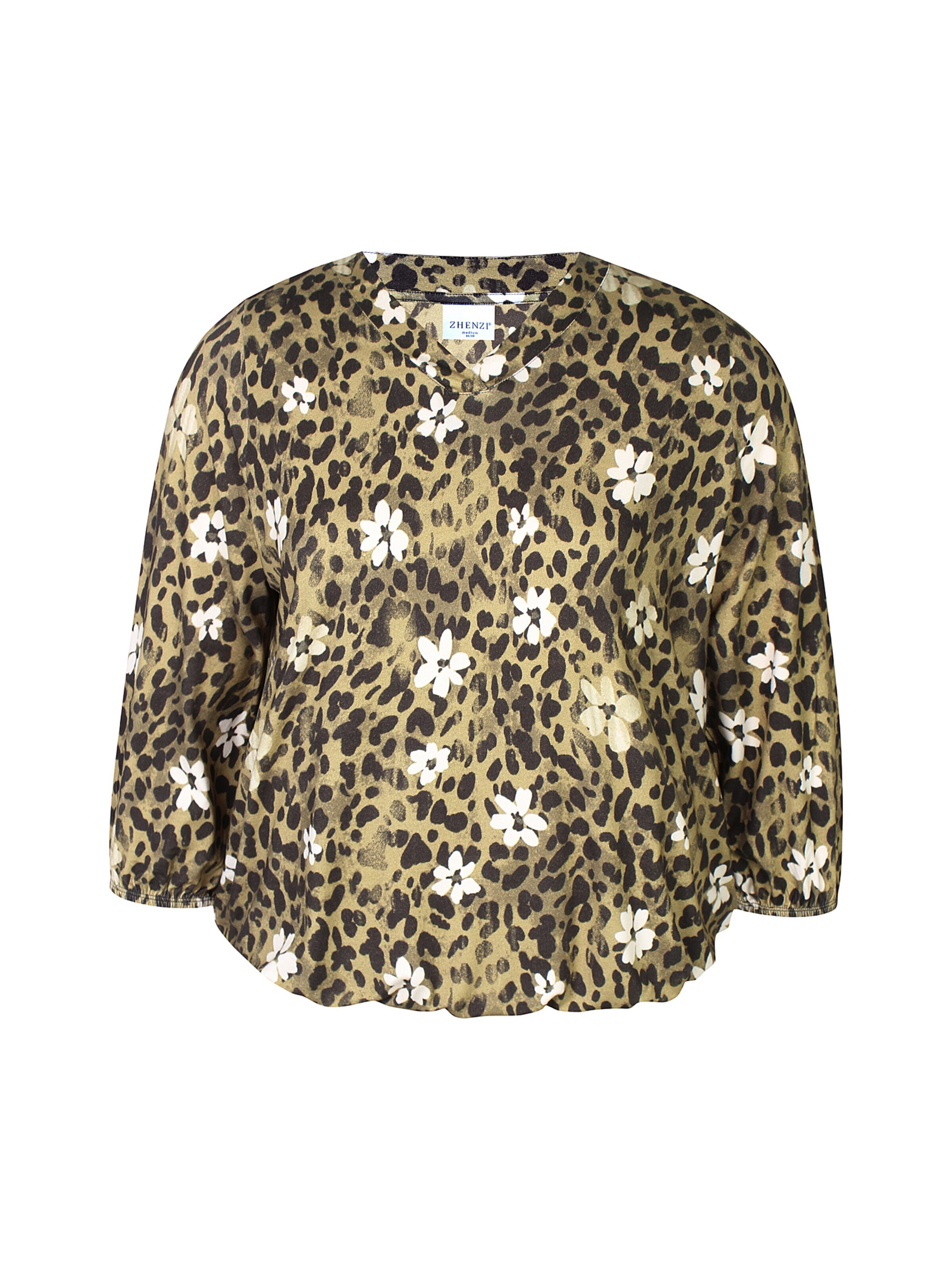 Zhenzi Blouse 'Sylva 1433' in Green: front