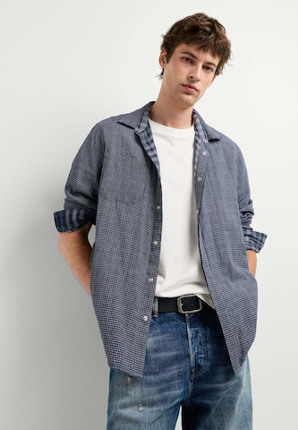 Regular fit Camicia 'Rouen' di Pepe Jeans in blu: frontale