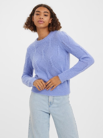 VERO MODA Sweater 'WINE' in Purple: front