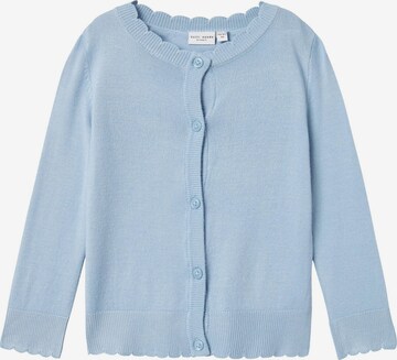 NAME IT Knit Cardigan in Blue: front